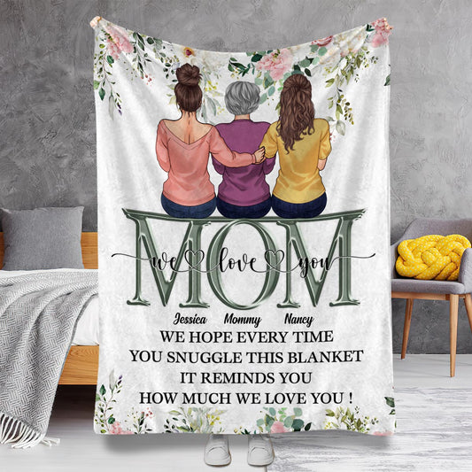 Je t'aime maman - Couverture personnalisée pour la fête des mères