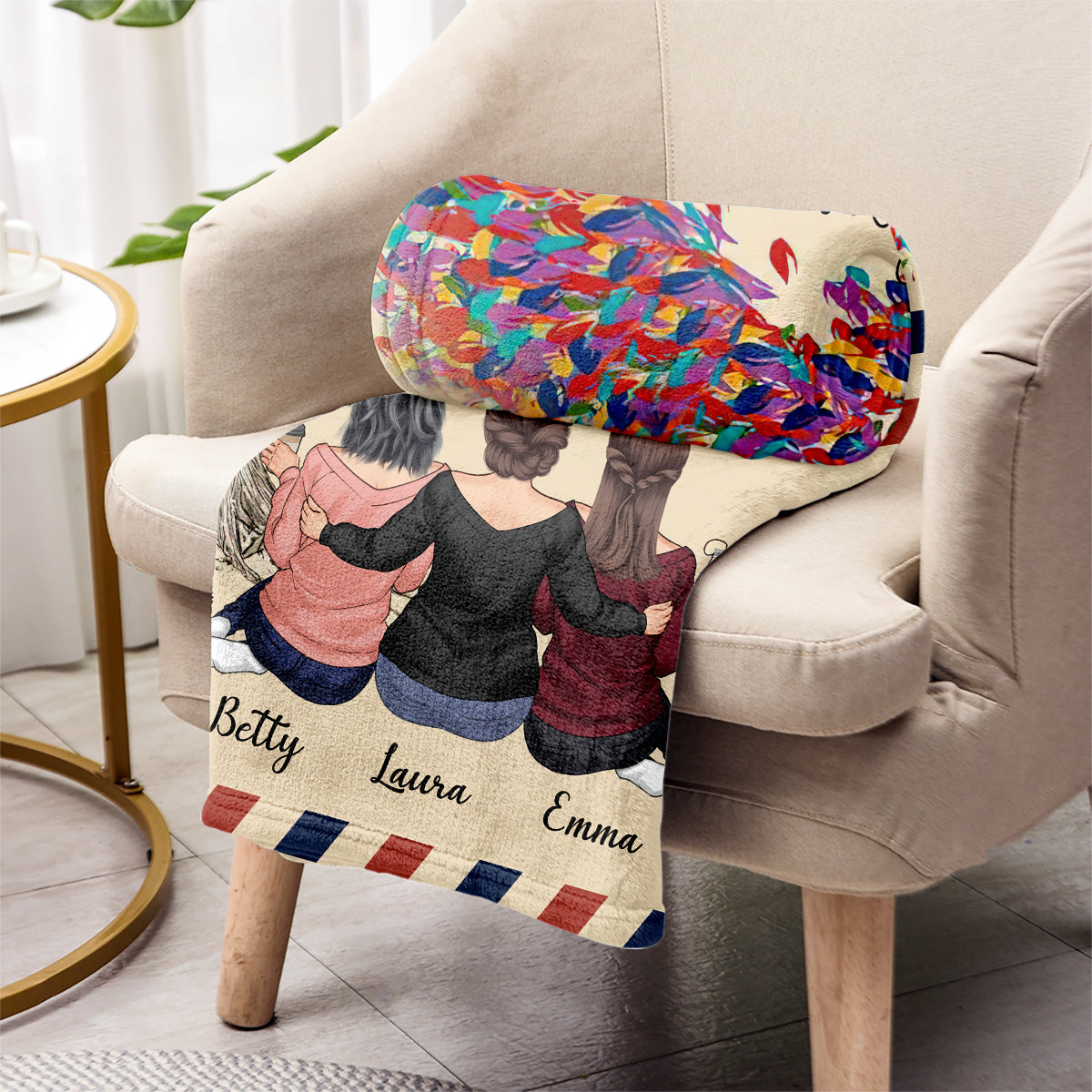 L'amour est éternel - Cadeau pour maman, fille - Couverture personnalisée