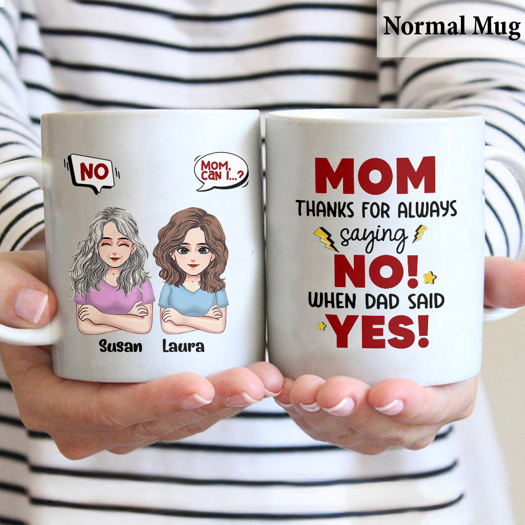 Merci maman - Mug personnalisé pour la fête des mères