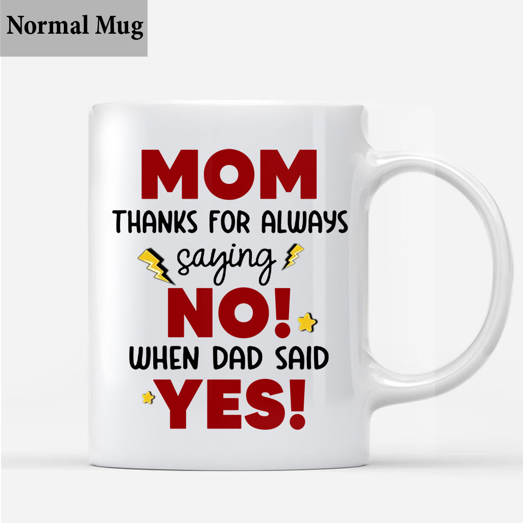 Merci maman - Mug personnalisé pour la fête des mères