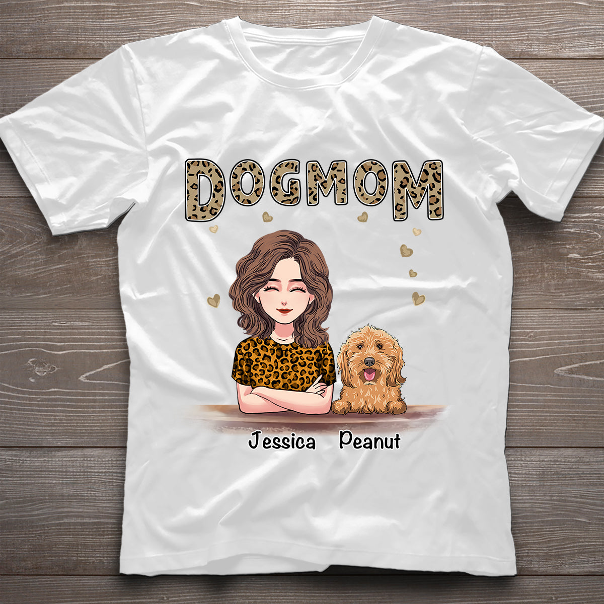 Maman de chien - T-shirt et sweat à capuche personnalisés pour la fête des mères