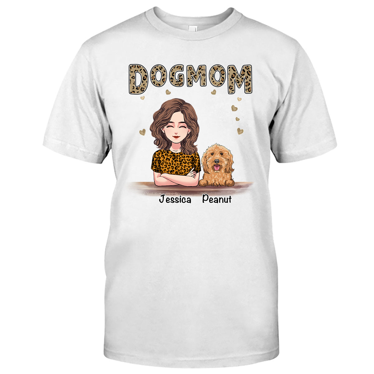 Maman de chien - T-shirt et sweat à capuche personnalisés pour la fête des mères