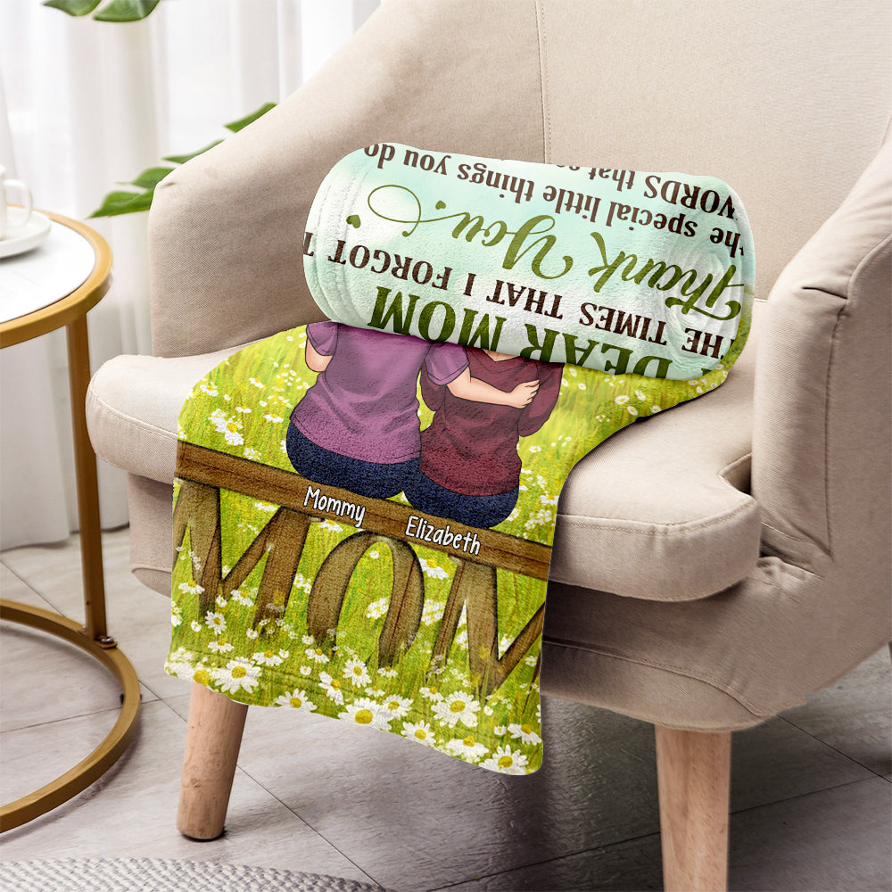 Chère maman, je voulais te dire que je t'aime - Couverture personnalisée pour la fête des mères