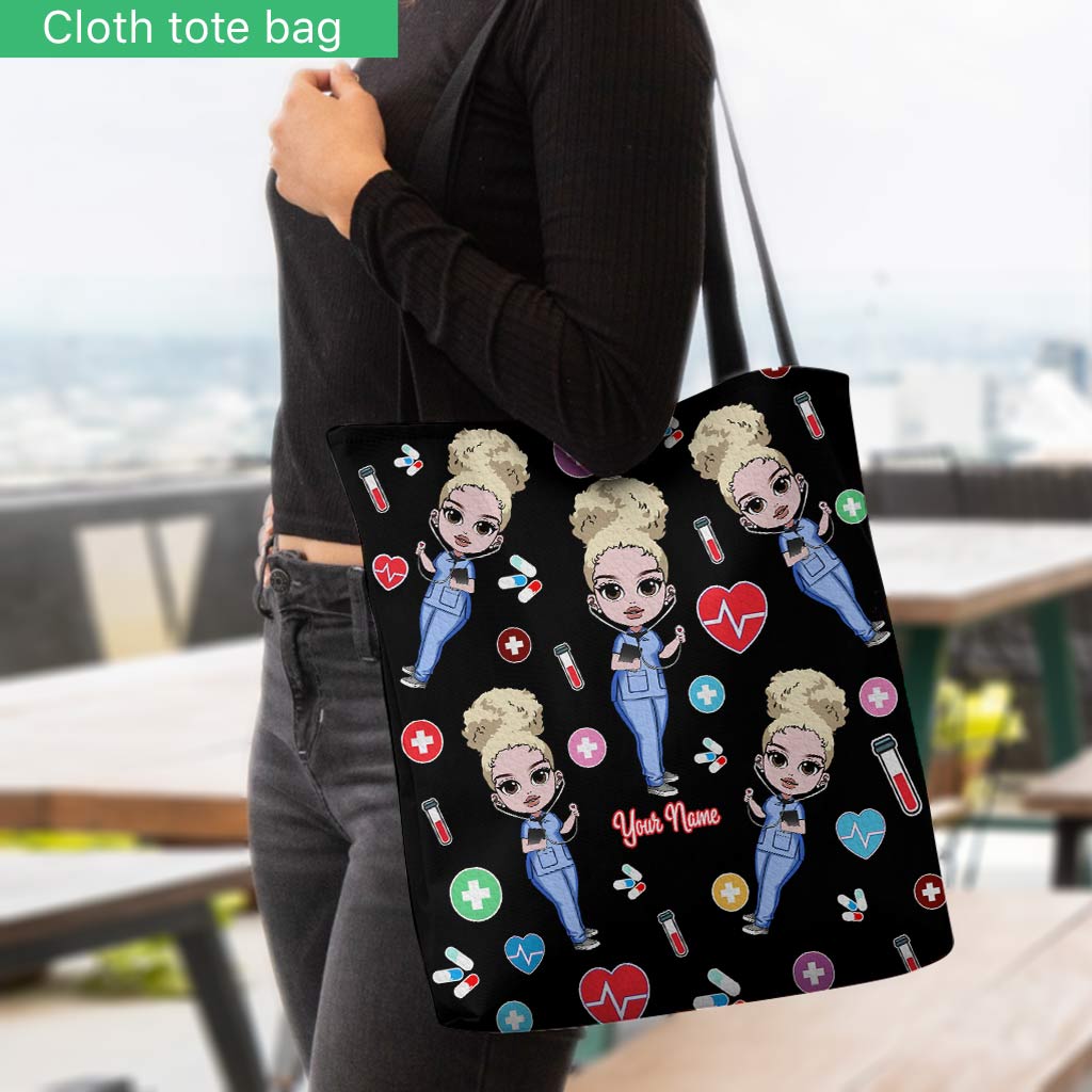 Vie d'infirmière - Sac fourre-tout personnalisé pour infirmière