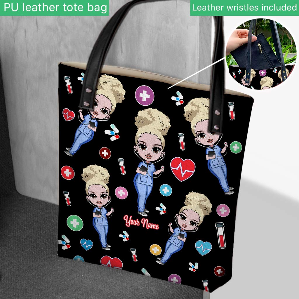 Vie d'infirmière - Sac fourre-tout personnalisé pour infirmière