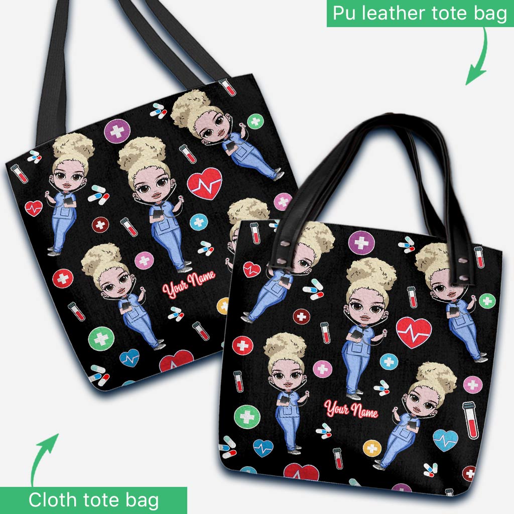 Vie d'infirmière - Sac fourre-tout personnalisé pour infirmière