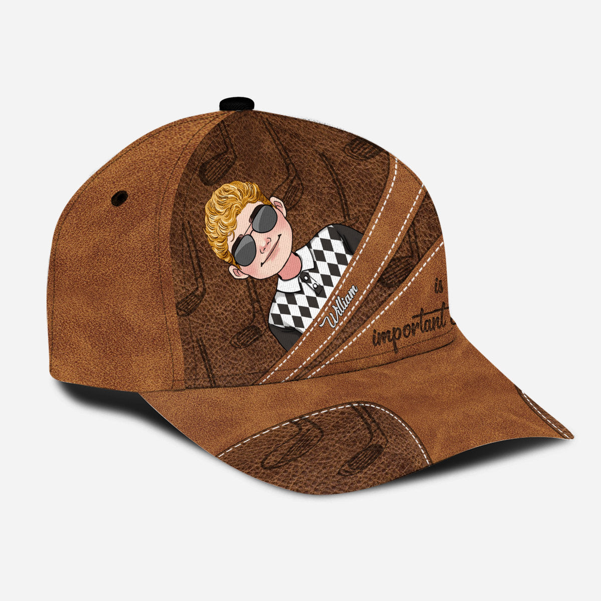 La vie est pleine de choix importants - Casquette de golf classique personnalisée