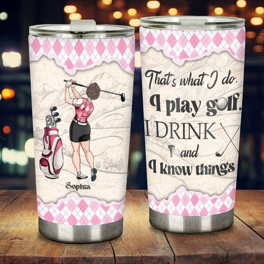 C'est ce que je fais - Gobelet de golf personnalisé