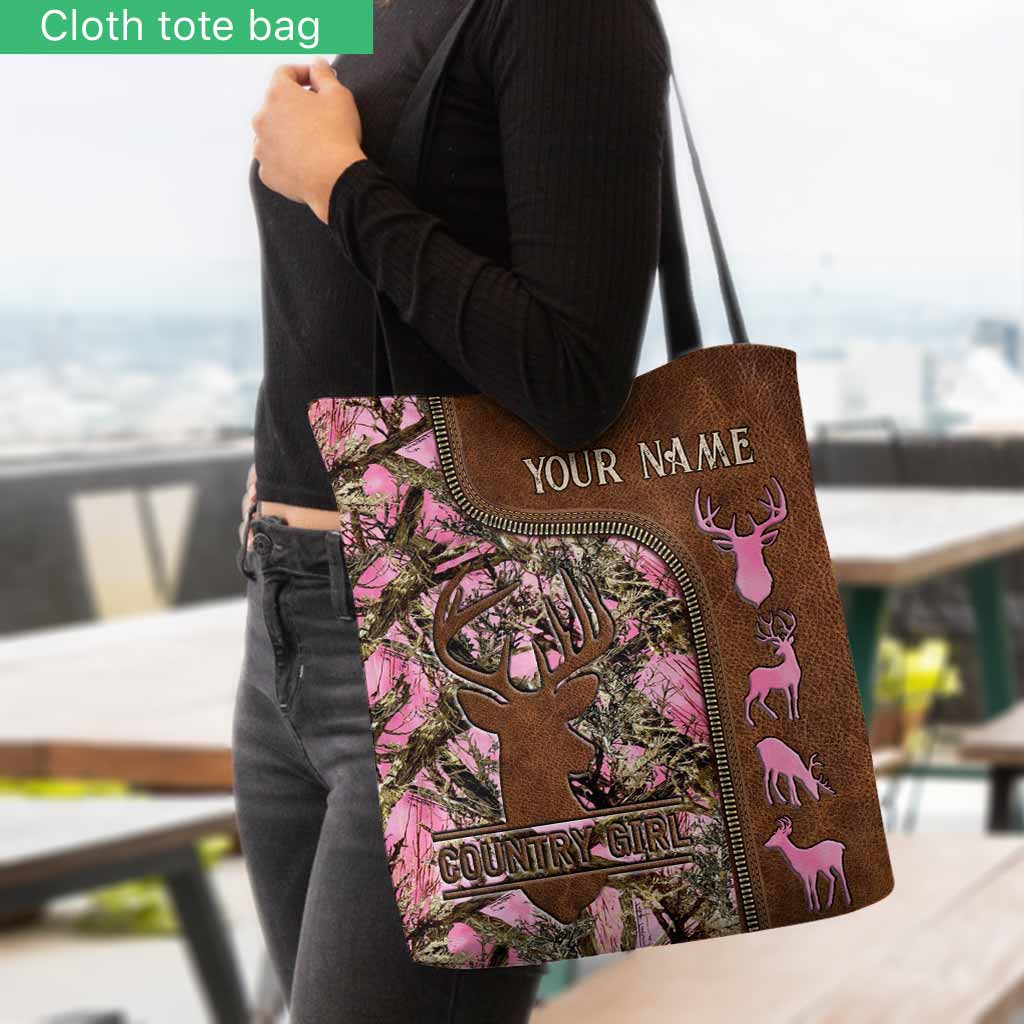 Sac fourre-tout personnalisé Country Girl - Chasse