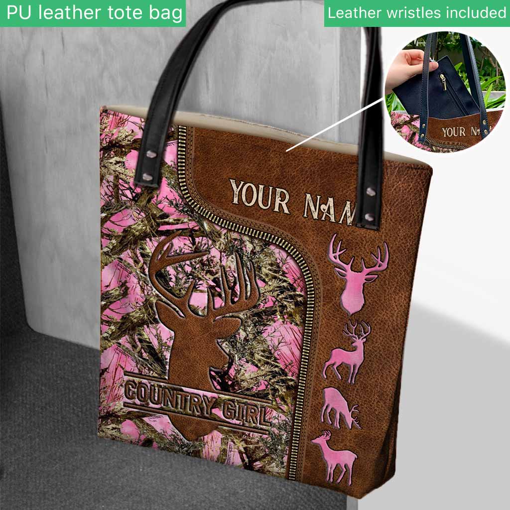 Sac fourre-tout personnalisé Country Girl - Chasse