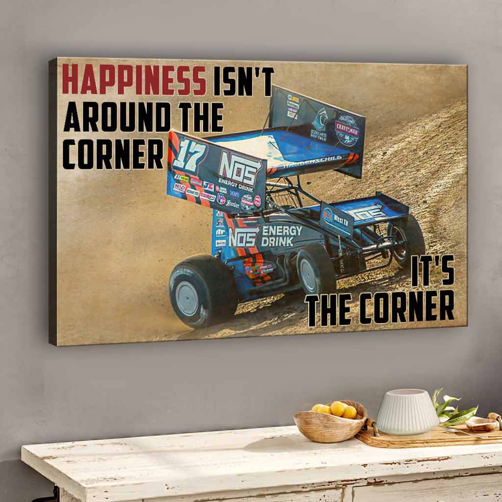 Le bonheur n'est pas au coin de la rue - Toile et affiche de course