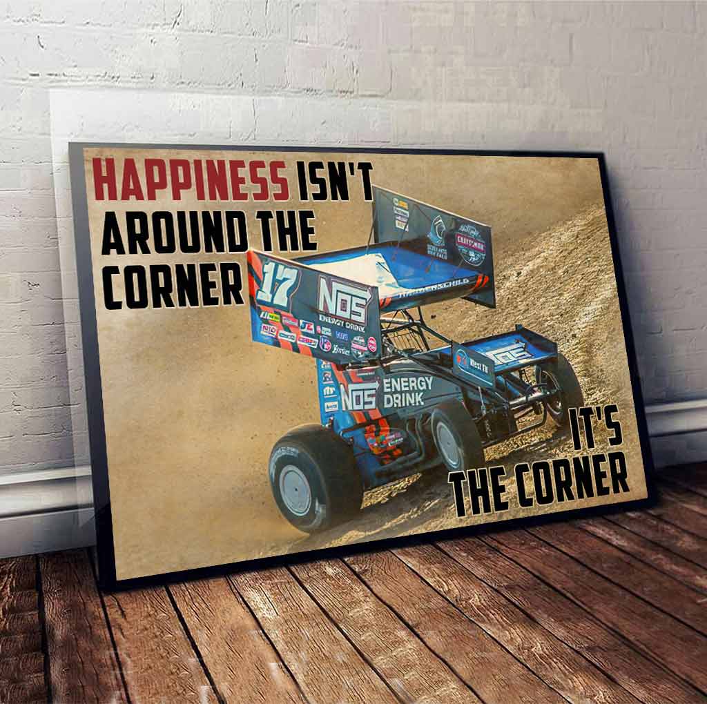 Le bonheur n'est pas au coin de la rue - Toile et affiche de course