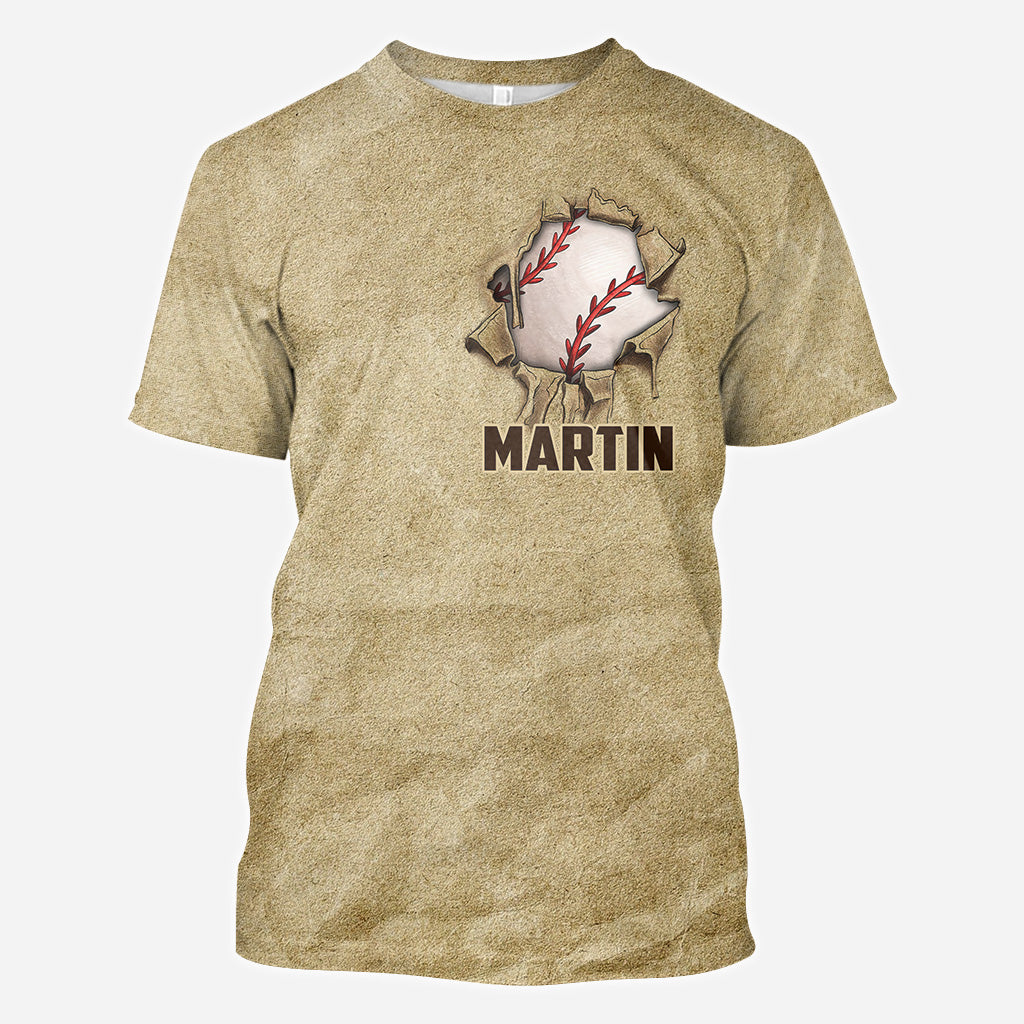 Love Baseball - Personalized Baseball All Over Shirt