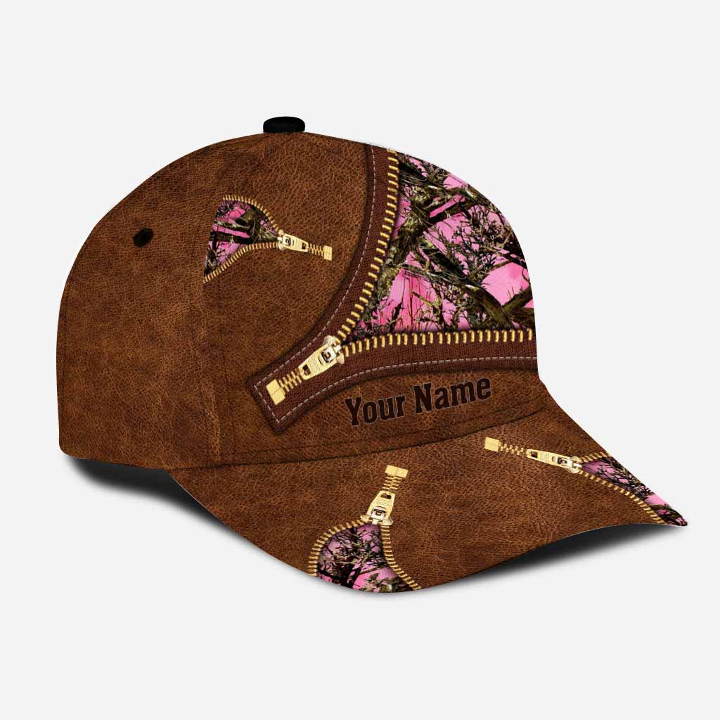 Casquette classique Country Girl - Motif de chasse personnalisé en cuir imprimé