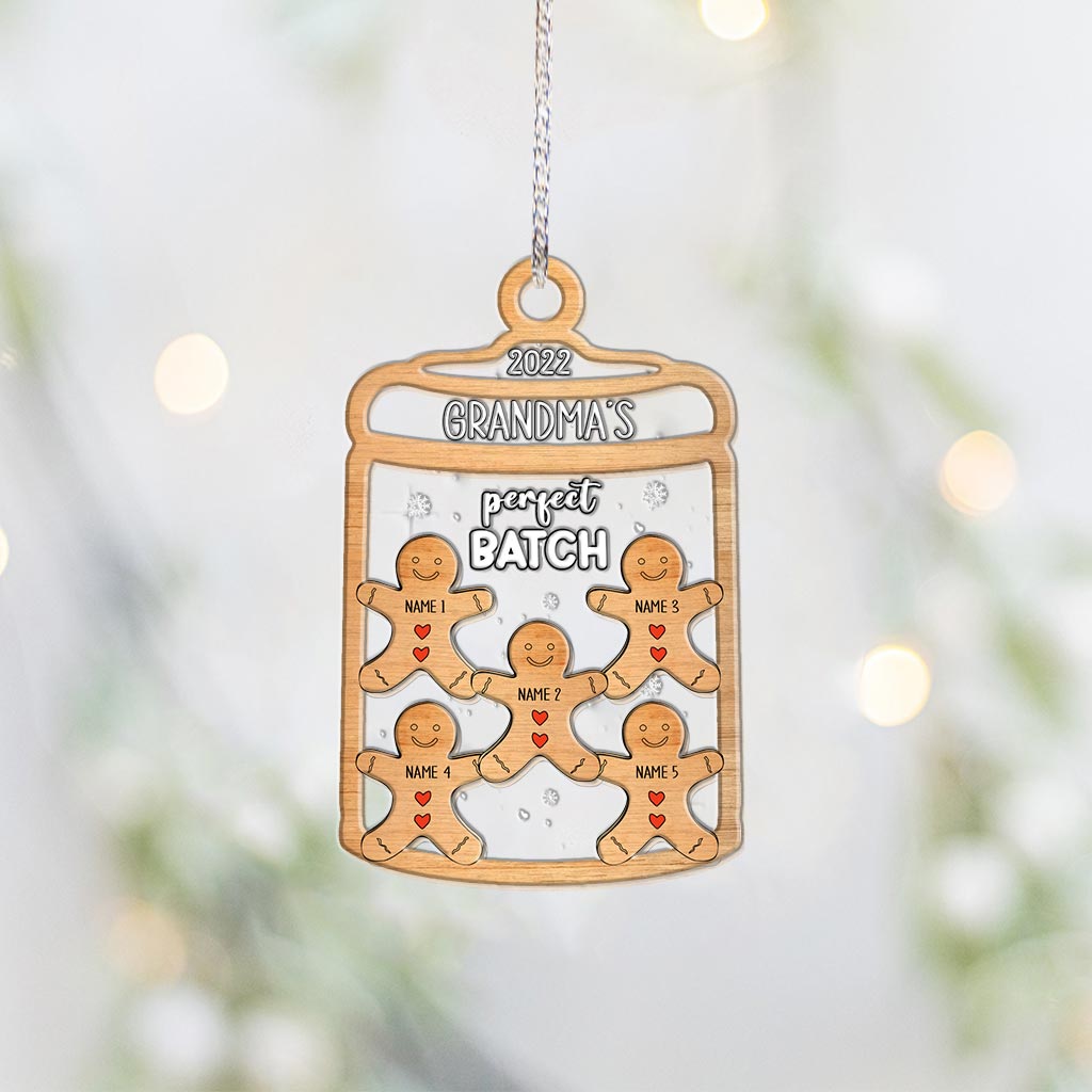 Le lot parfait de grand-mère - Ornement de Noël personnalisé à plusieurs niveaux pour grand-mère