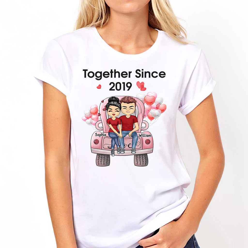 Ensemble depuis - T-shirt et sweat à capuche personnalisés pour couples