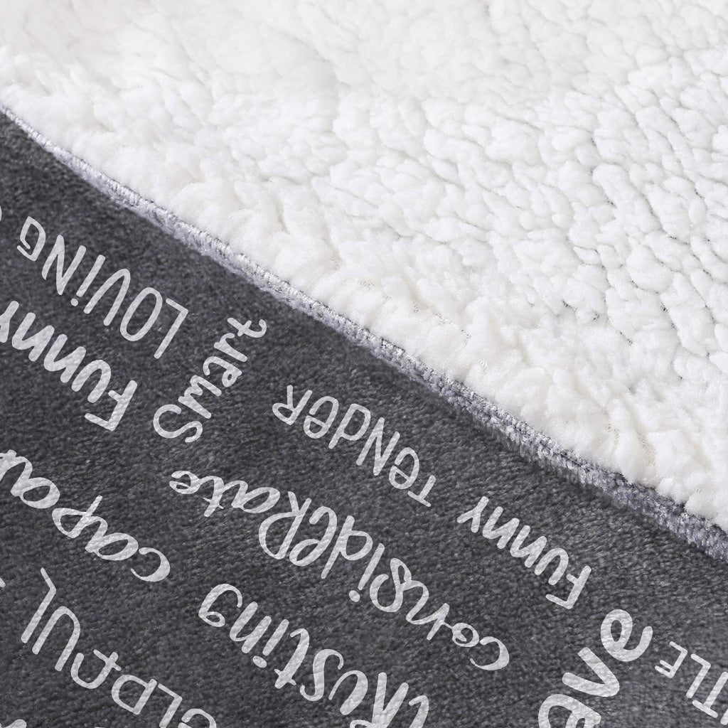 Maman, tu es belle - Couverture à capuche personnalisée pour la fête des mères