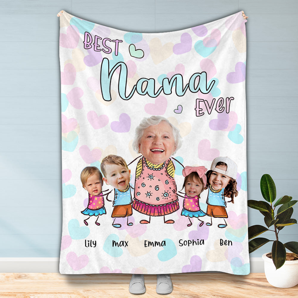 Meilleure grand-mère du monde - Cadeau pour grand-mère, maman - Couverture personnalisée
