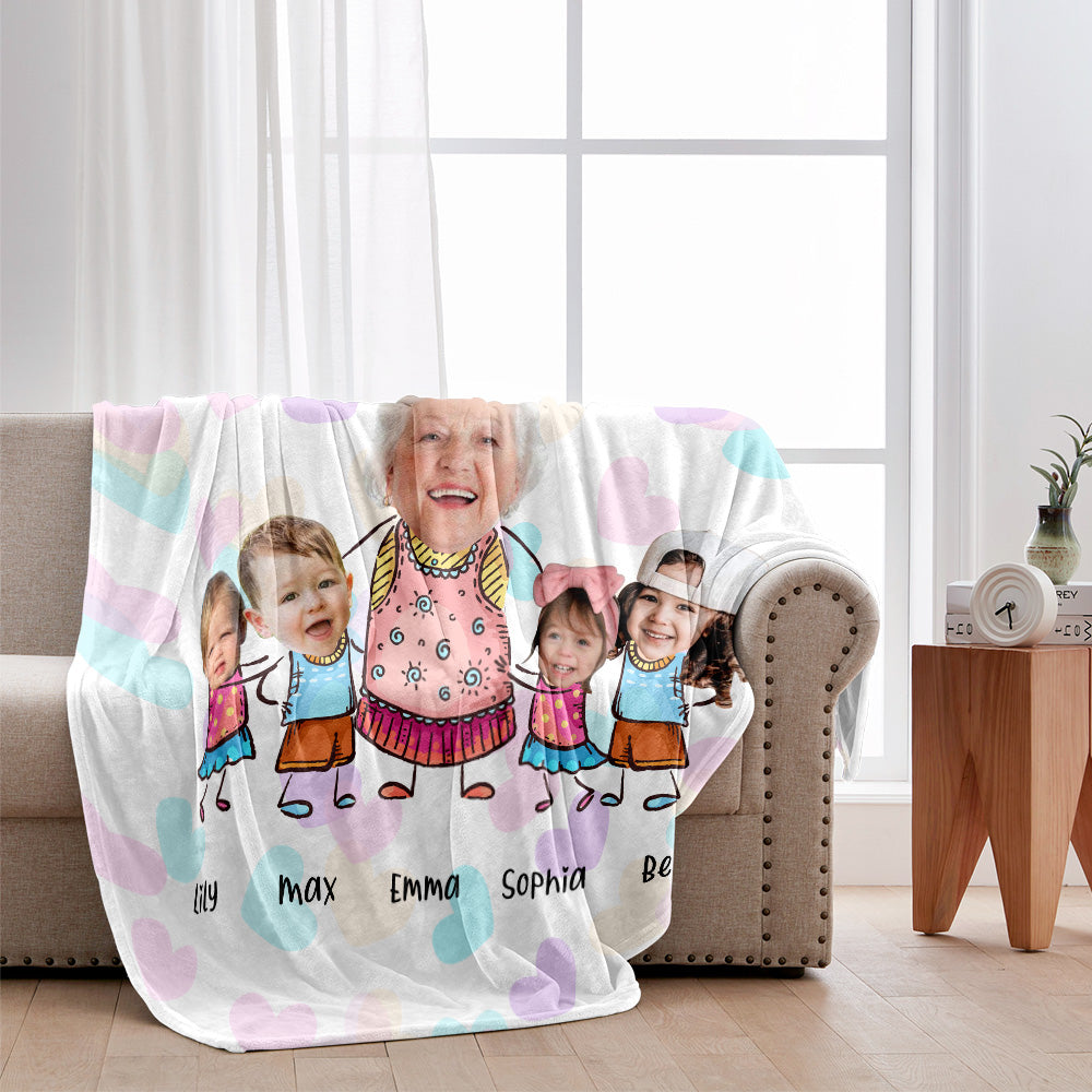 Meilleure grand-mère du monde - Cadeau pour grand-mère, maman - Couverture personnalisée