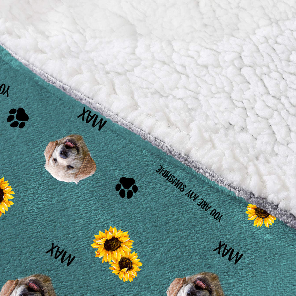 Tu es mon rayon de soleil - Cadeau pour amoureux des chats - Couverture à capuche personnalisée