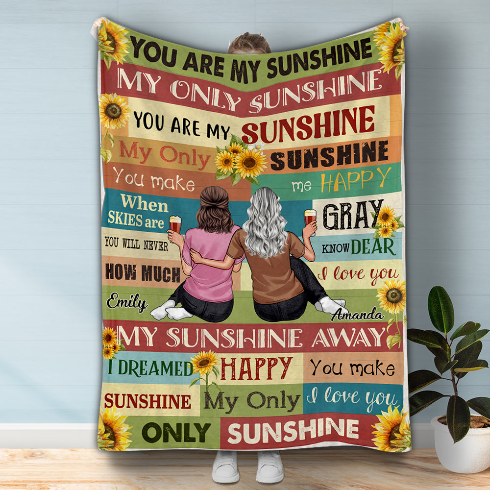 Maman, tu es mon rayon de soleil - Cadeau pour maman, grand-mère - Couverture personnalisée