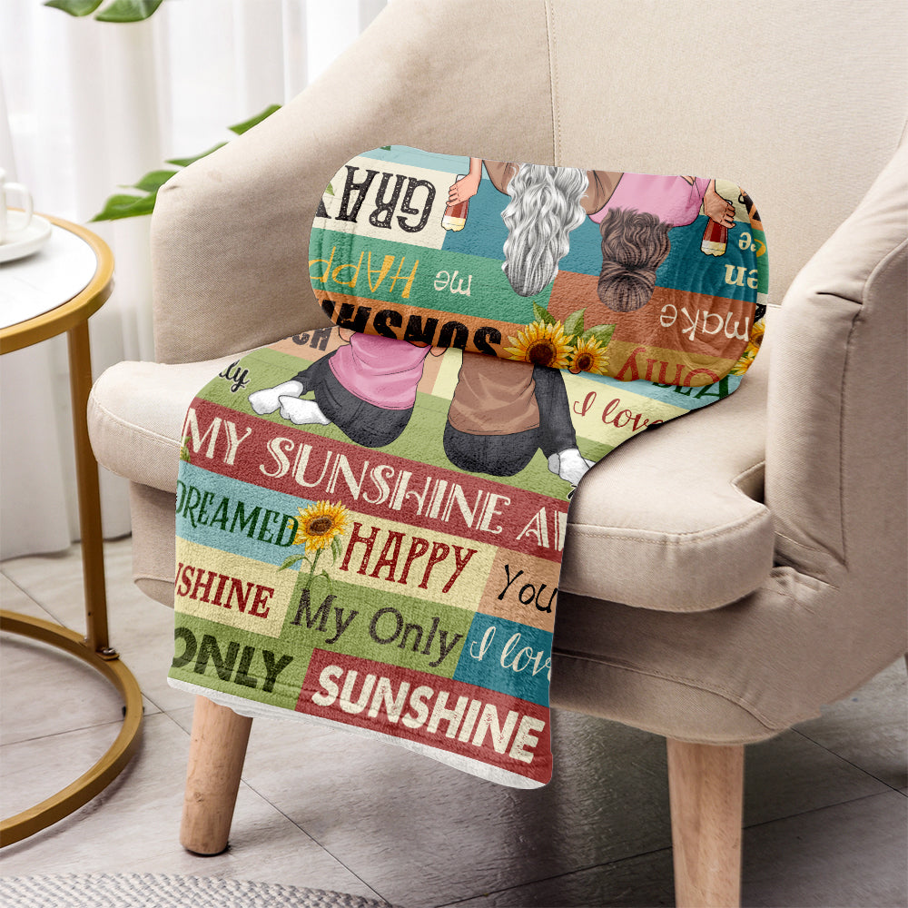 Maman, tu es mon rayon de soleil - Cadeau pour maman, grand-mère - Couverture personnalisée