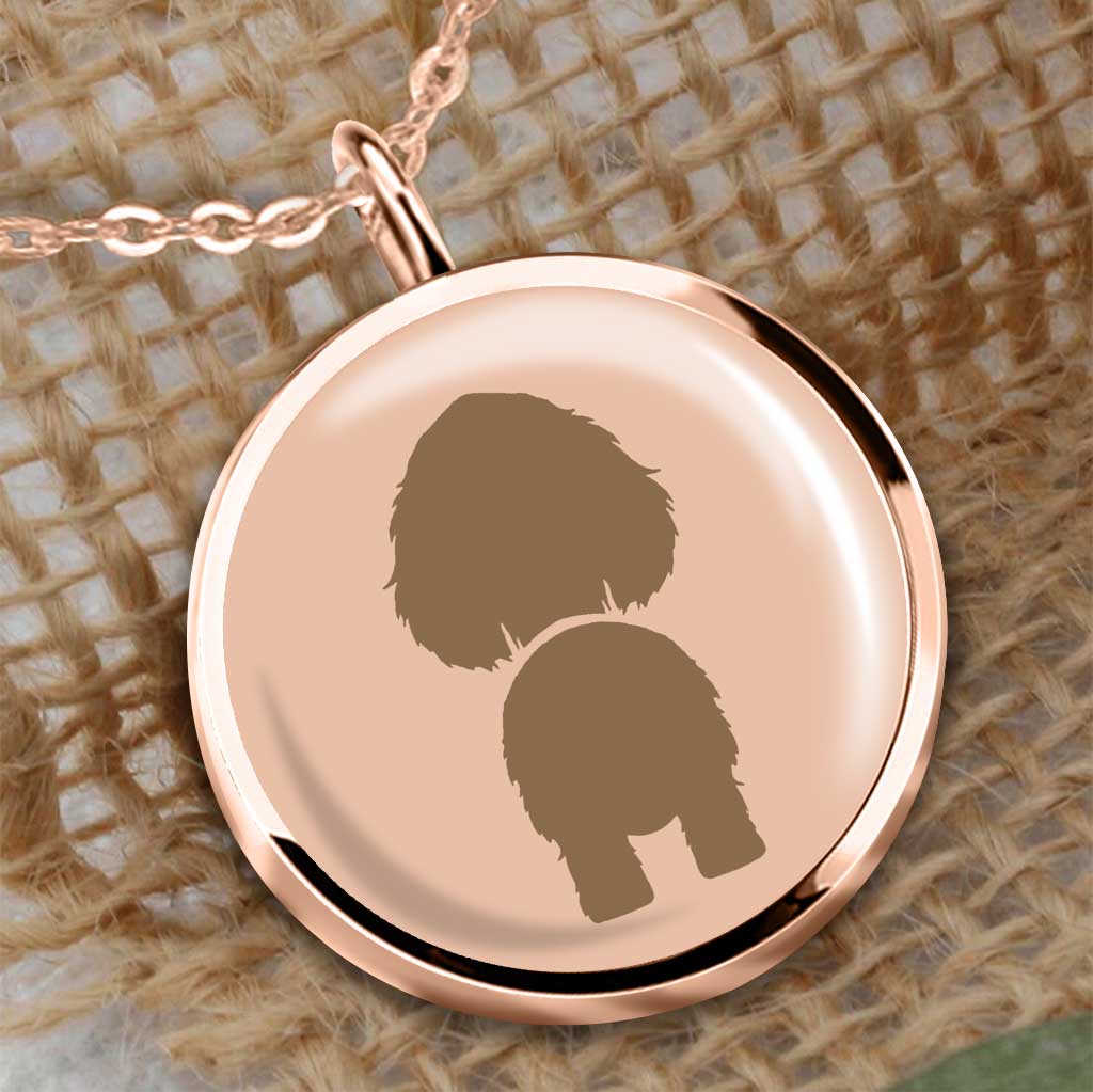Meilleure maman de chien au monde - Collier pendentif rond personnalisé pour la fête des mères