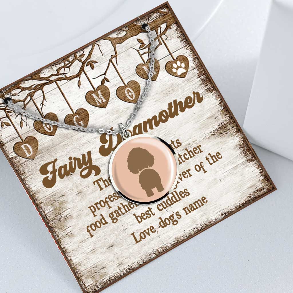 Meilleure maman de chien au monde - Collier pendentif rond personnalisé pour la fête des mères