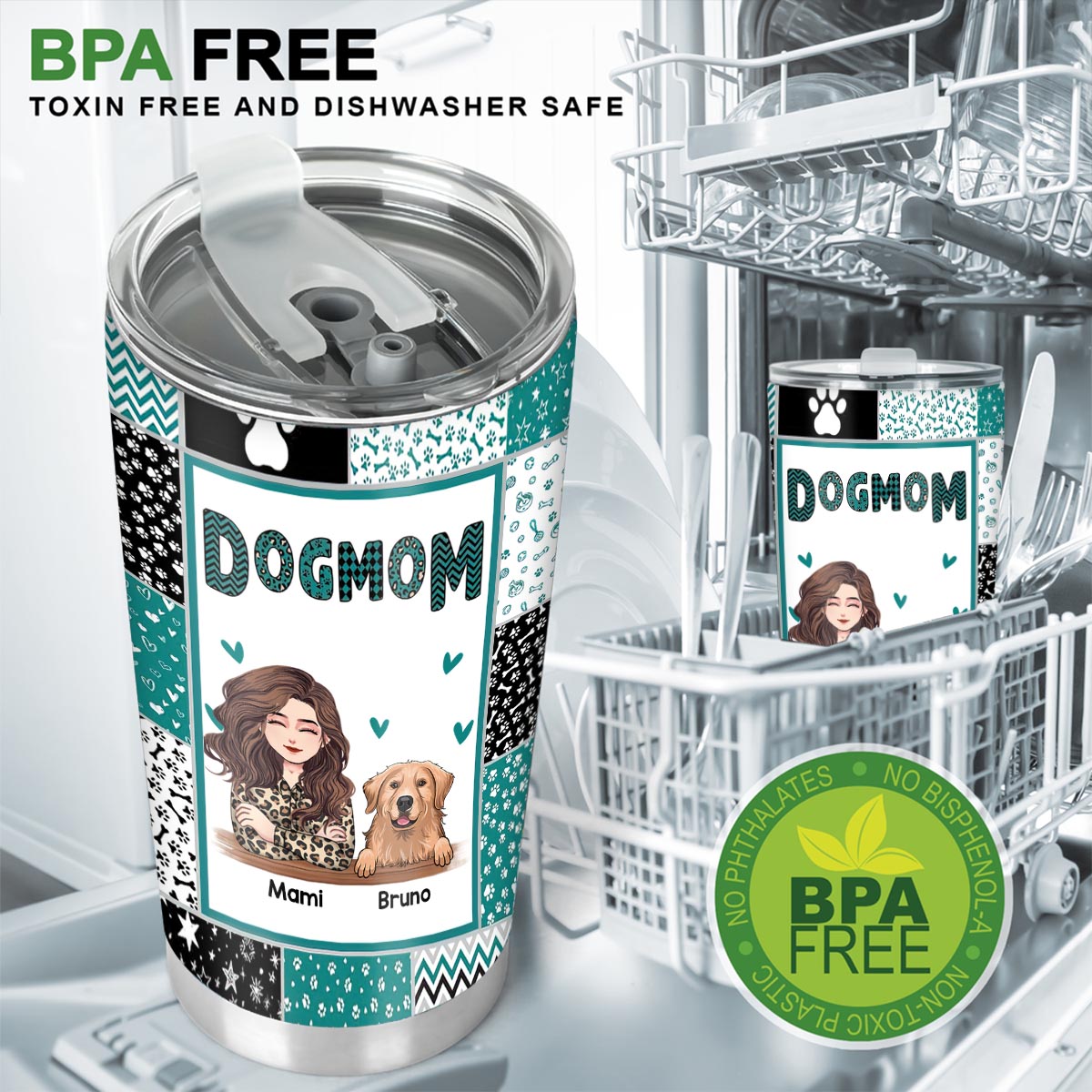 Maman à fourrure - Cadeau pour amoureux des chats - Gobelet personnalisé