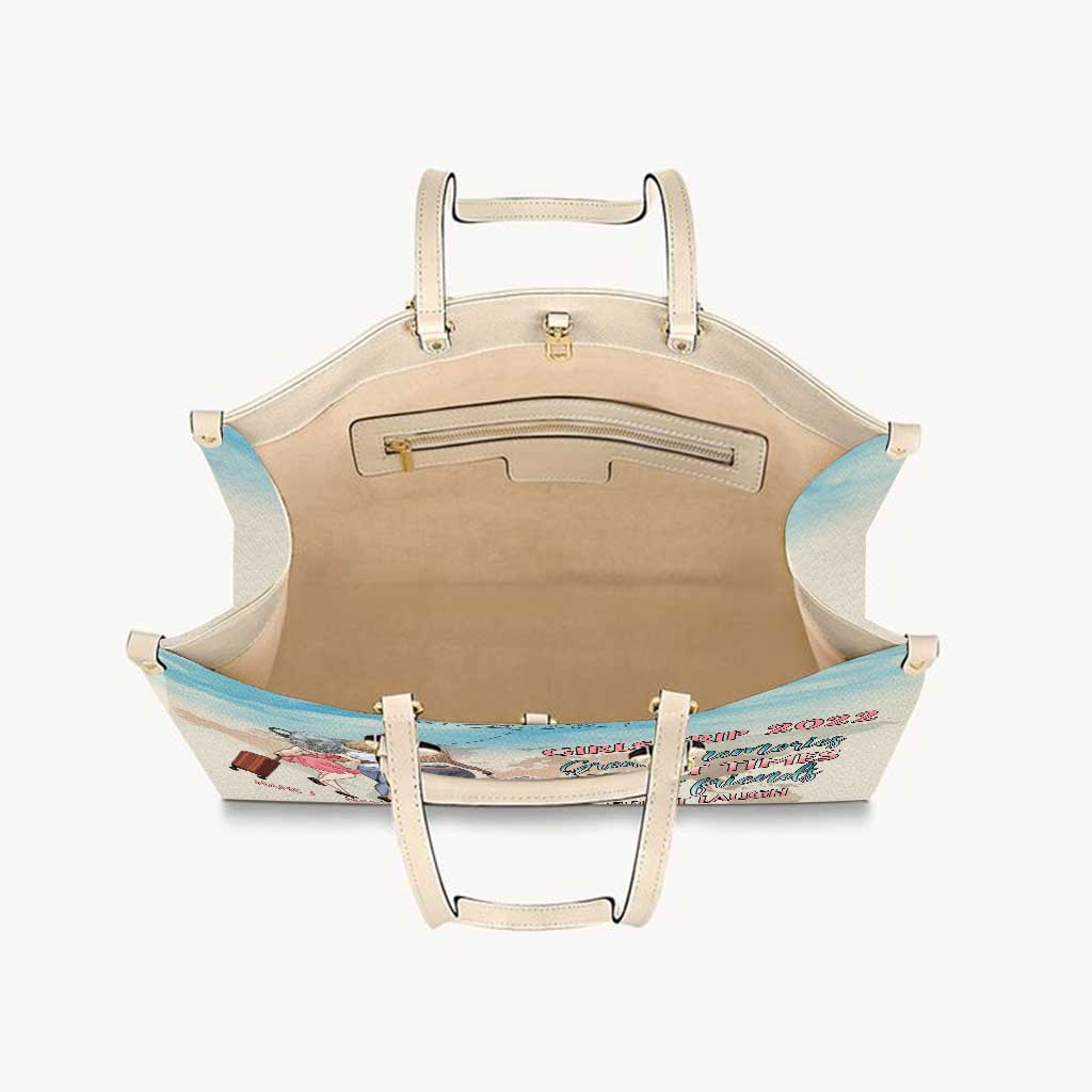 Voyage entre filles 2022 - Sac à main de voyage personnalisé en cuir