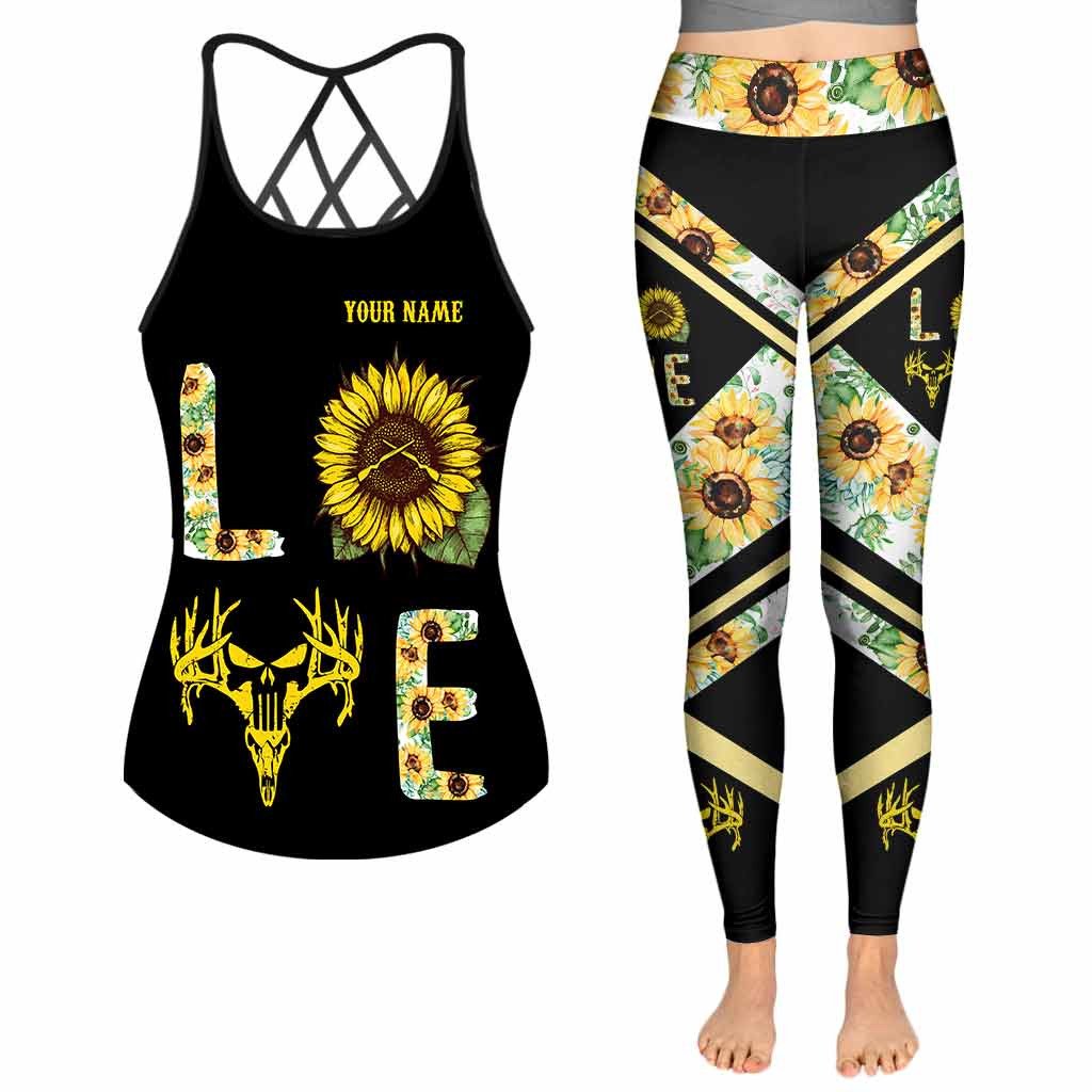 Country Girl - Débardeur et legging personnalisés avec croix de chasse