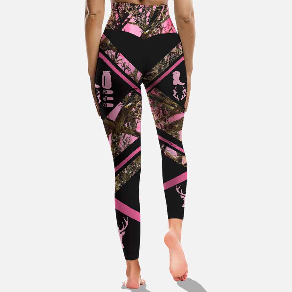 Attrape-moi si tu peux - Débardeur et legging personnalisés avec croix de chasse