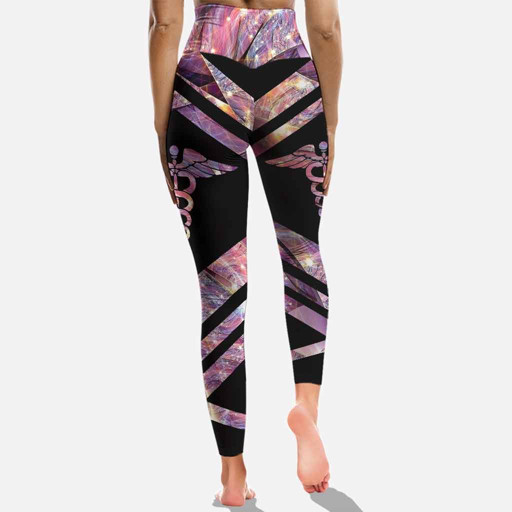 Je suis une femme simple - Débardeur et legging personnalisés « Infirmière » avec croix