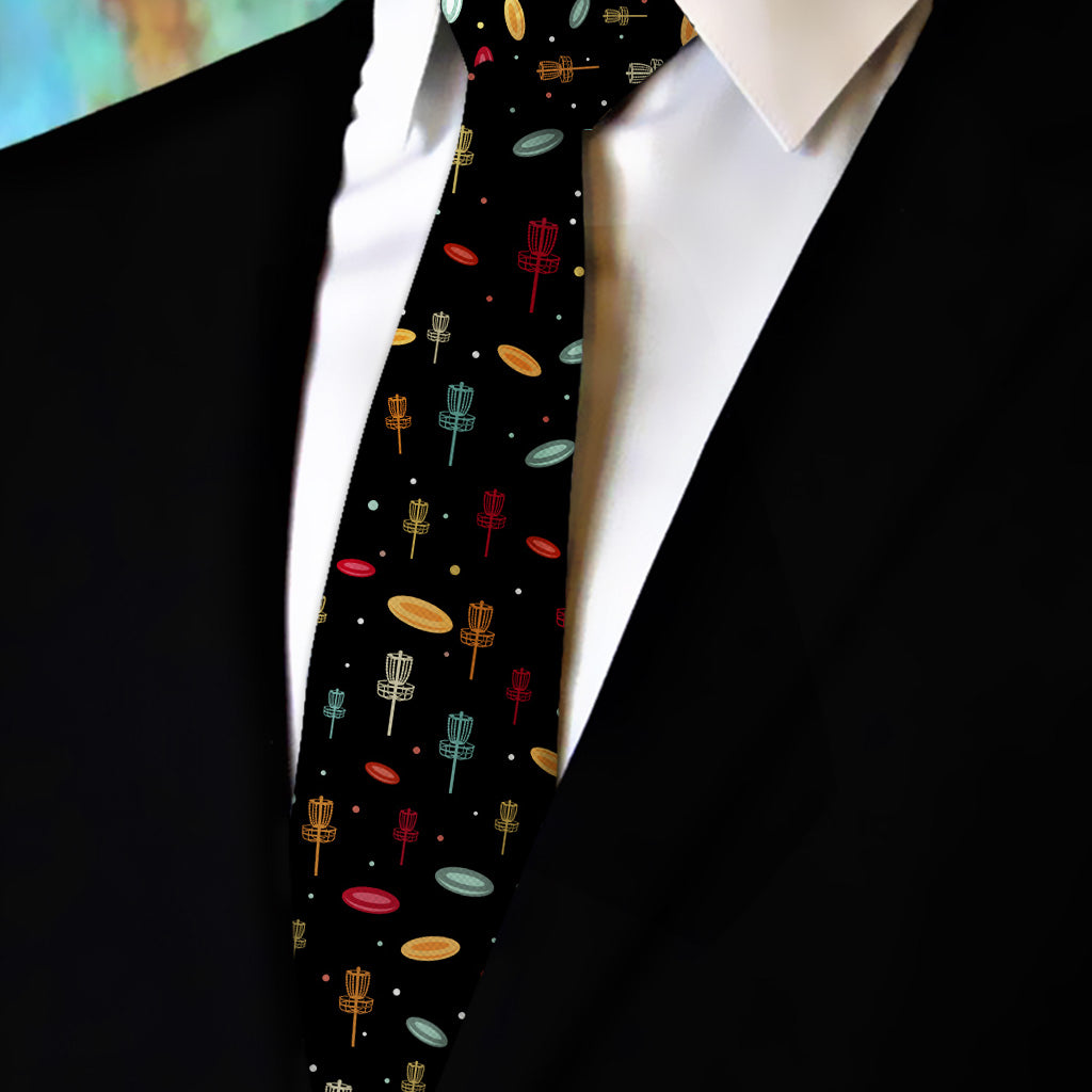 Papa Disc - Cadeau de disc golf pour papa, grand-père - Cravate personnalisée