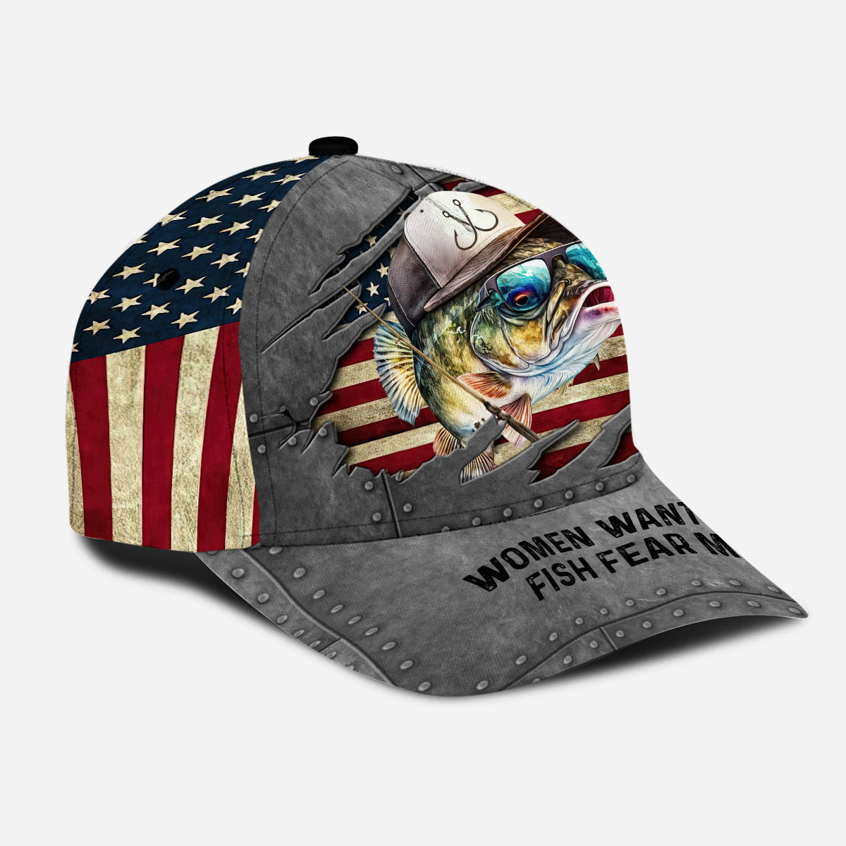 Women Want Me Fish Fear Me - Personalized Fishing Classic Cap