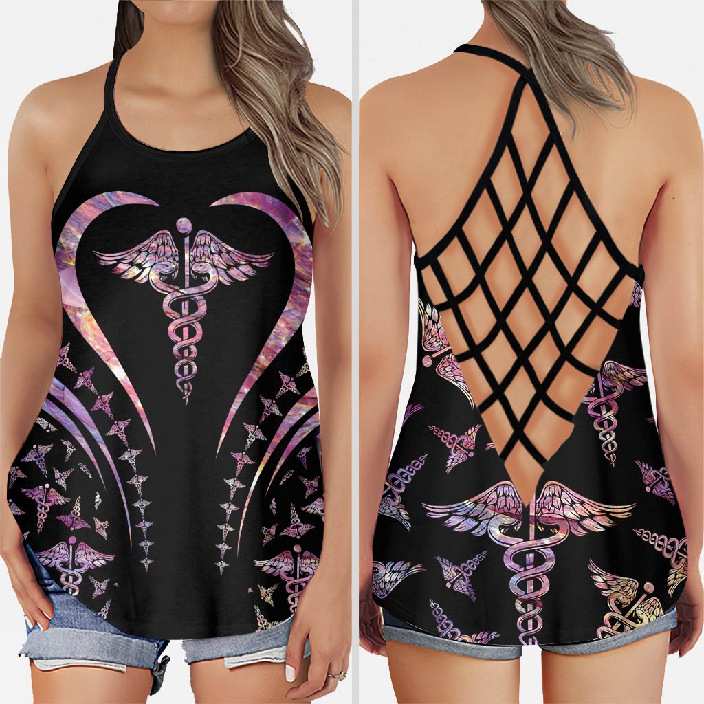 Débardeur Love Nurse Life Cross