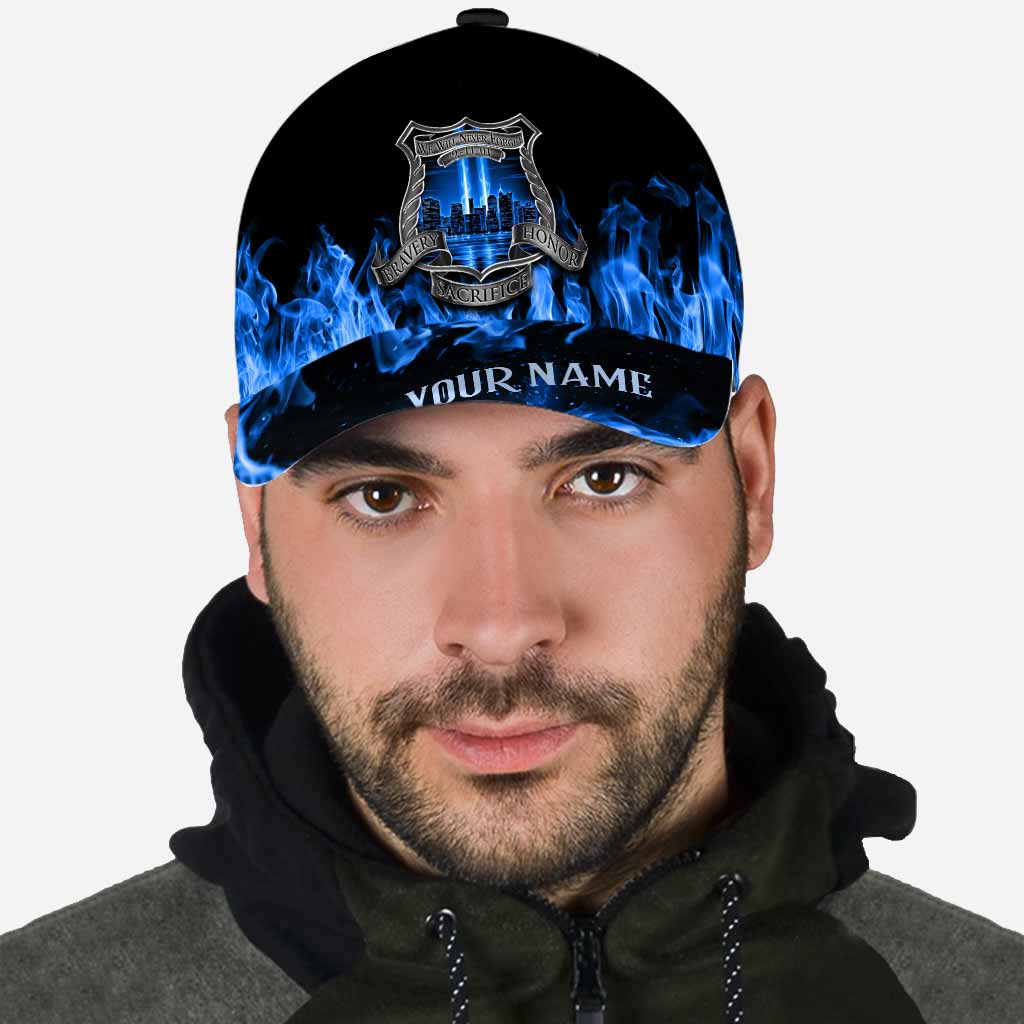 N'oubliez jamais - Casquette classique personnalisée pour policier avec trous d'aération imprimés