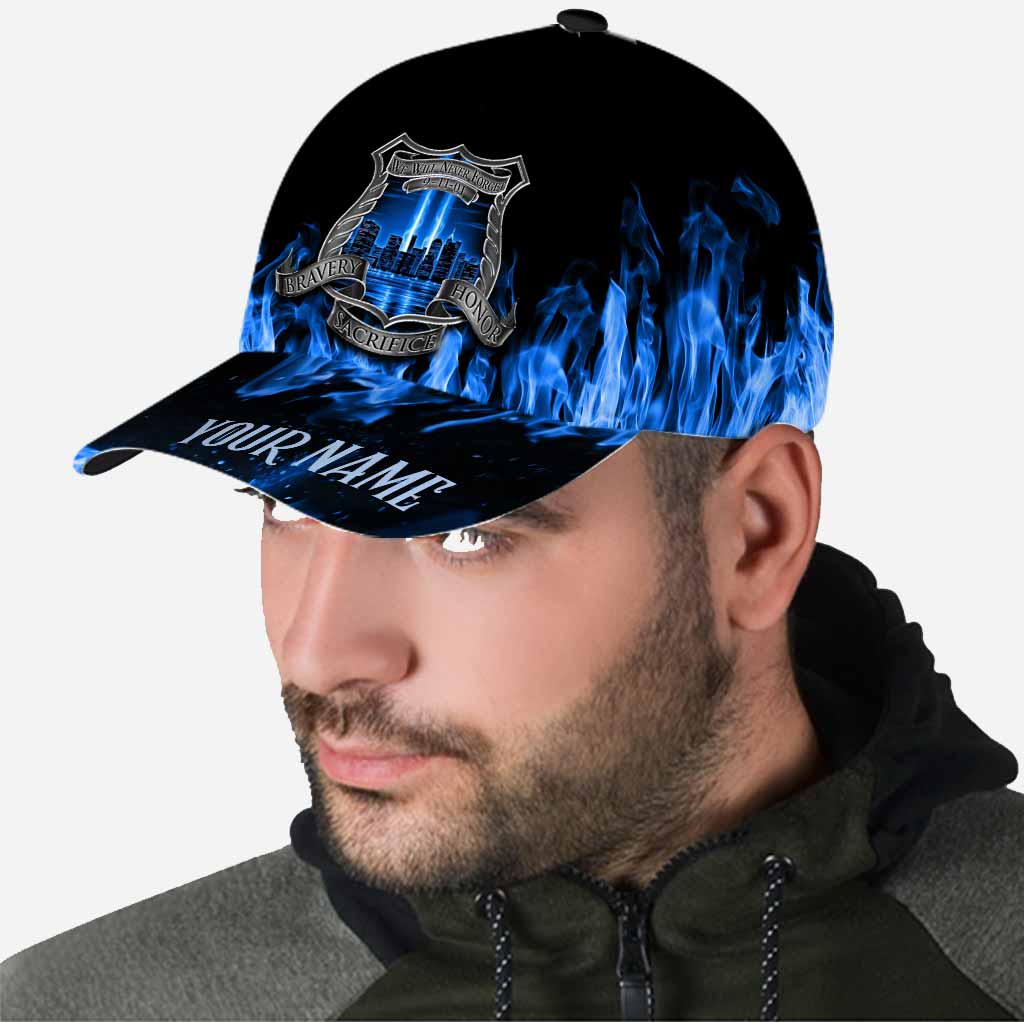 N'oubliez jamais - Casquette classique personnalisée pour policier avec trous d'aération imprimés