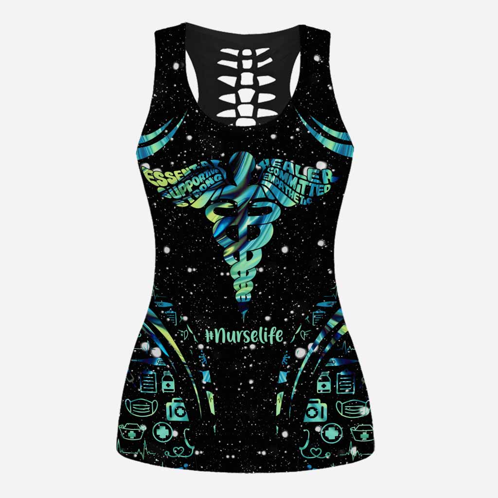 Vie d'infirmière - Débardeur et short personnalisés pour infirmière