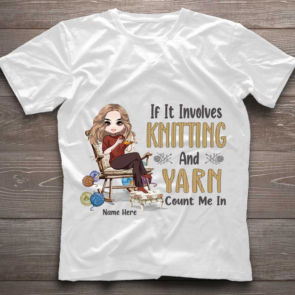 Si ça implique du tricot et de la laine, comptez sur moi ! - T-shirt et sweat à capuche personnalisés en tricot