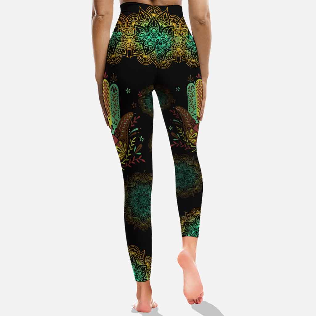 Inspirez le bien - Débardeur et legging de yoga personnalisés Inhale The Good