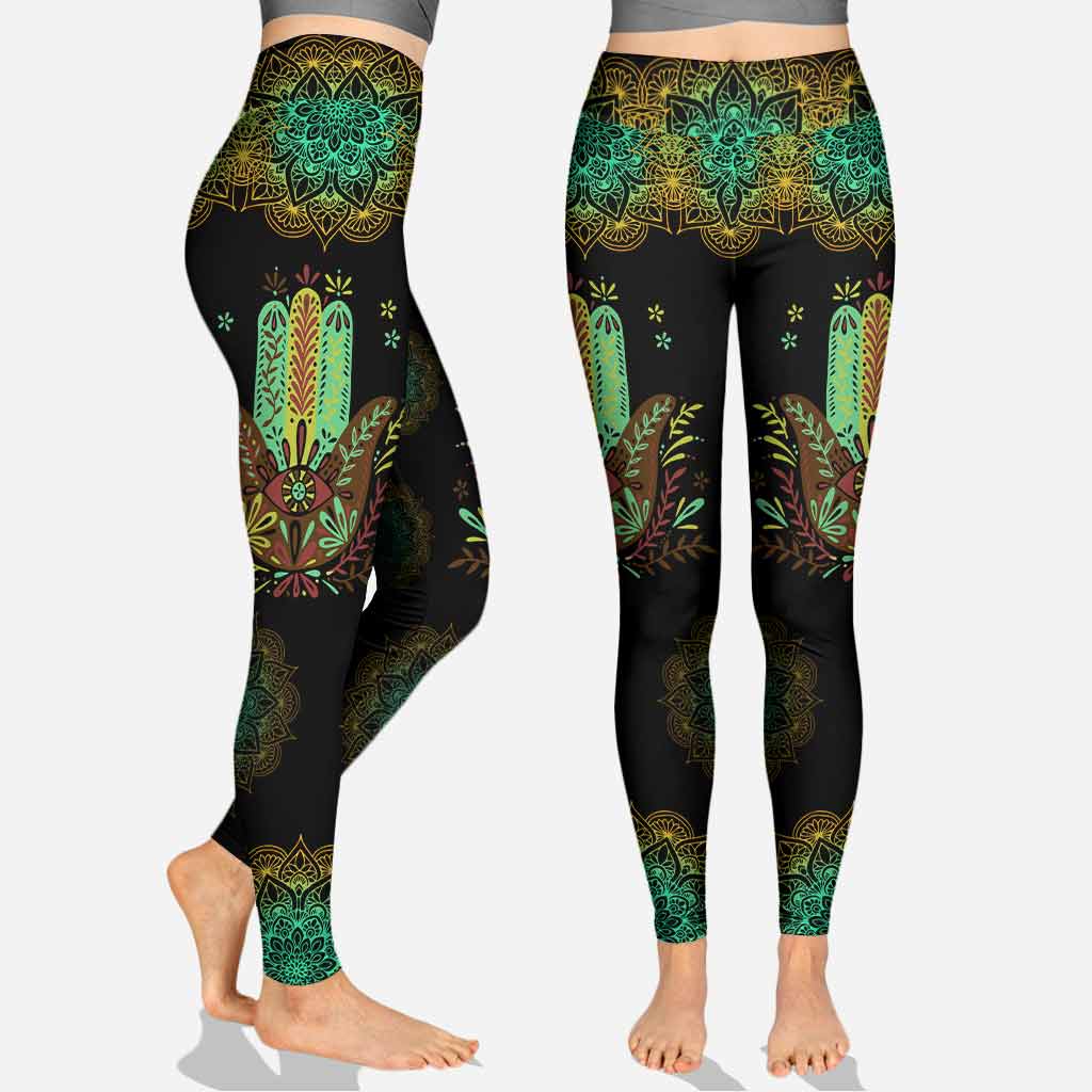 Inspirez le bien - Débardeur et legging de yoga personnalisés Inhale The Good