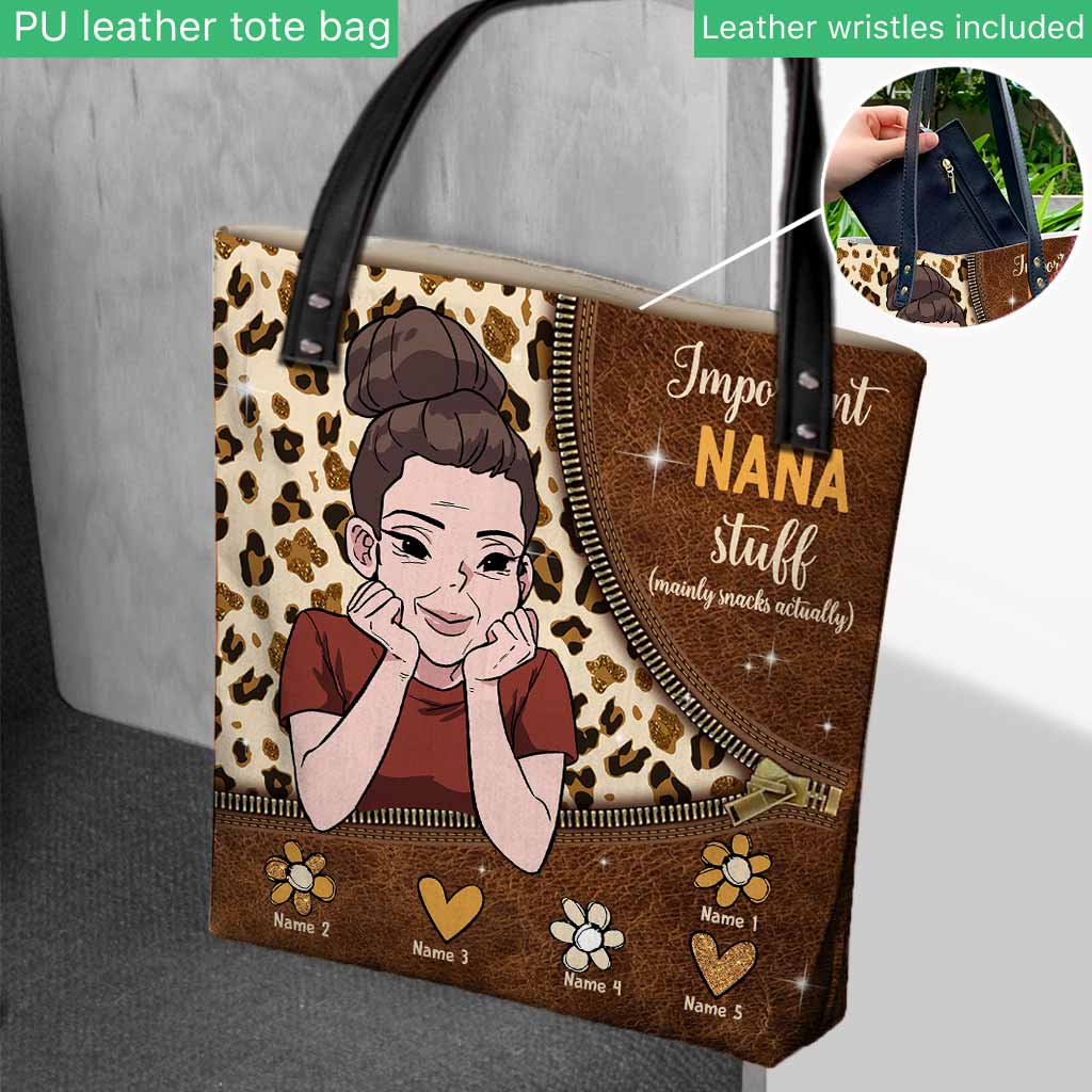 Articles importants pour mamie - Sac fourre-tout personnalisé pour la fête des mères