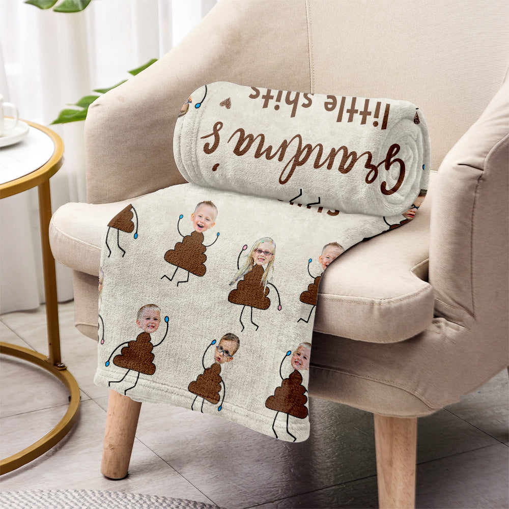 Grandma's Little Cuties - Gift for grandma, mom, dad, grandpa - Personalized Blanket