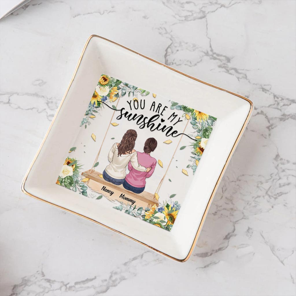 Tu es mon rayon de soleil - Porte-bijoux personnalisé pour la fête des mères