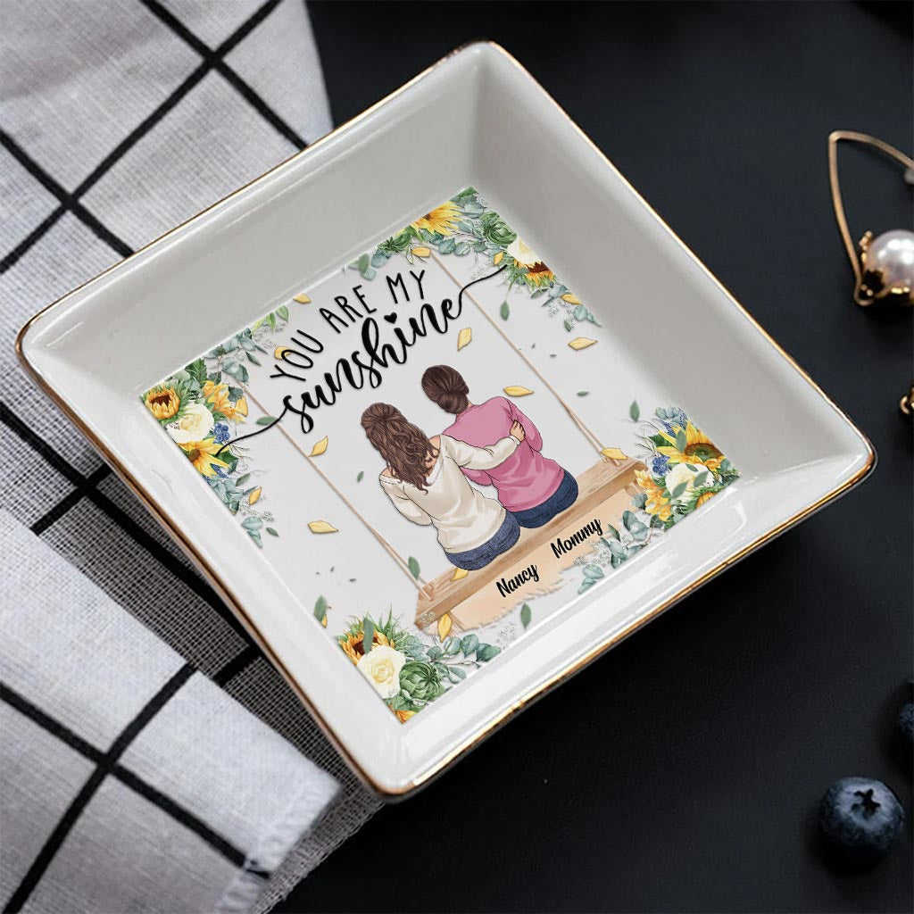 Tu es mon rayon de soleil - Porte-bijoux personnalisé pour la fête des mères