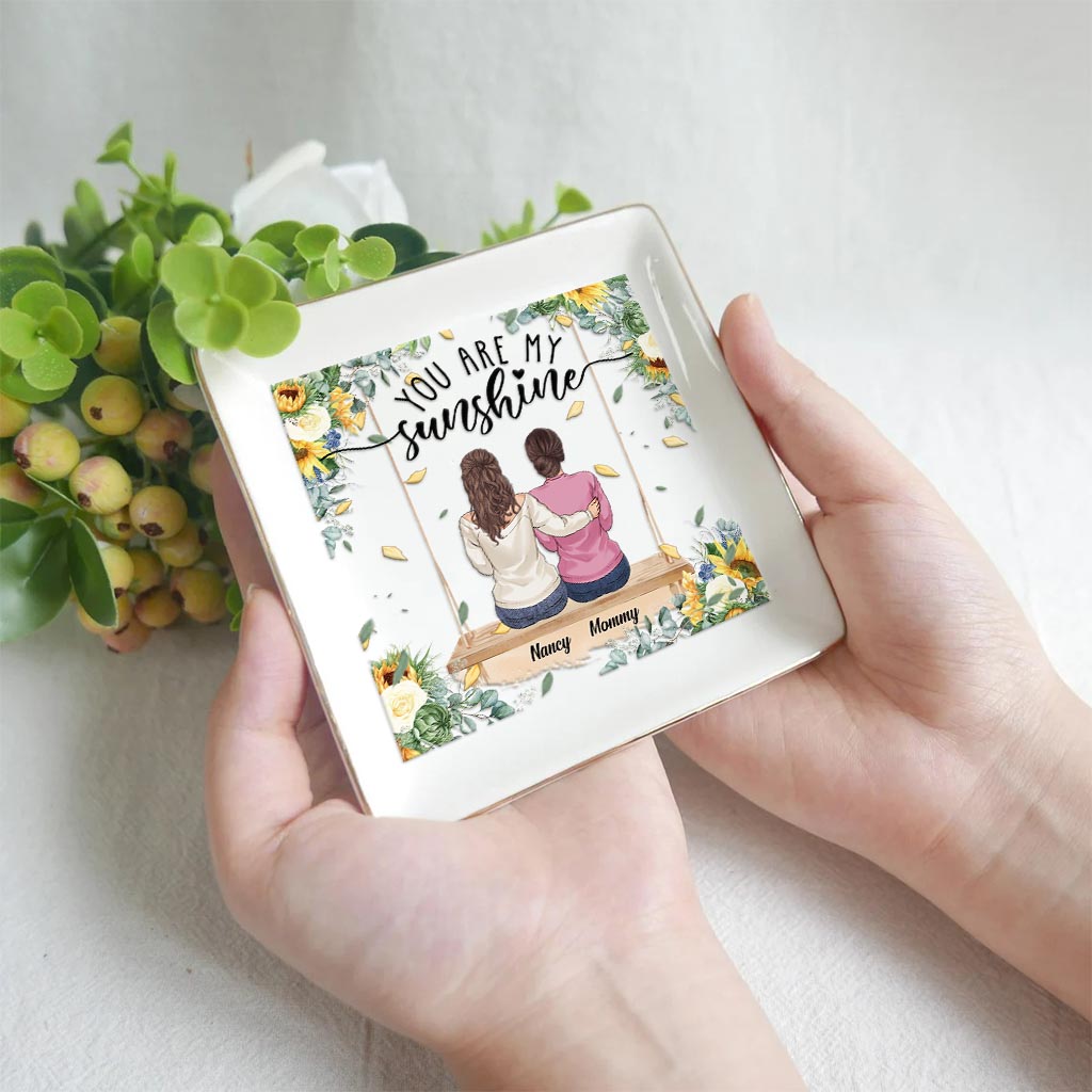 Tu es mon rayon de soleil - Porte-bijoux personnalisé pour la fête des mères
