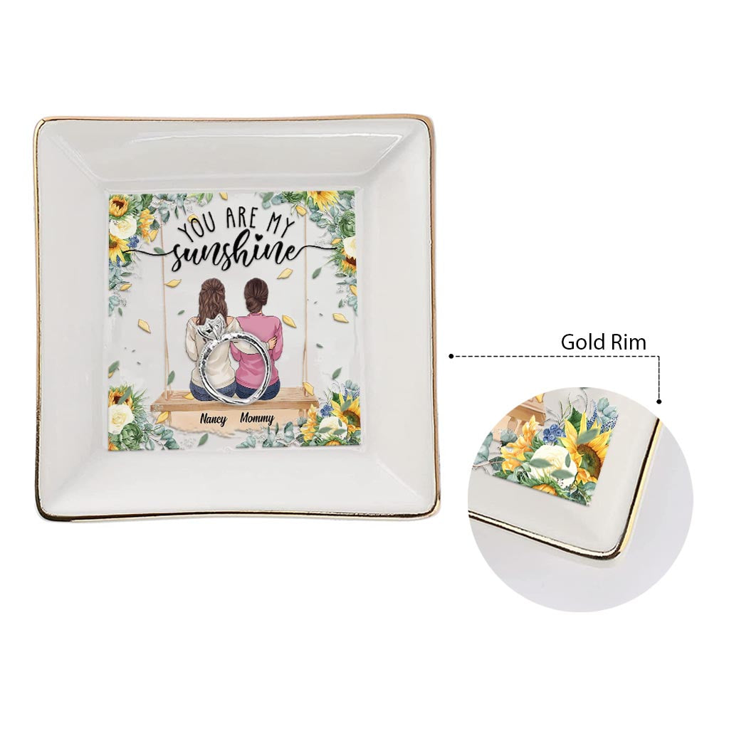 Tu es mon rayon de soleil - Porte-bijoux personnalisé pour la fête des mères