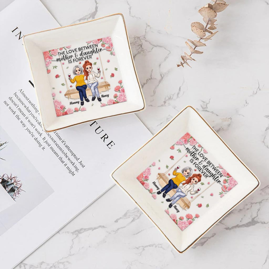 Mère et Fille - Cadeau pour maman, fille, fils - Porte-bijoux personnalisé