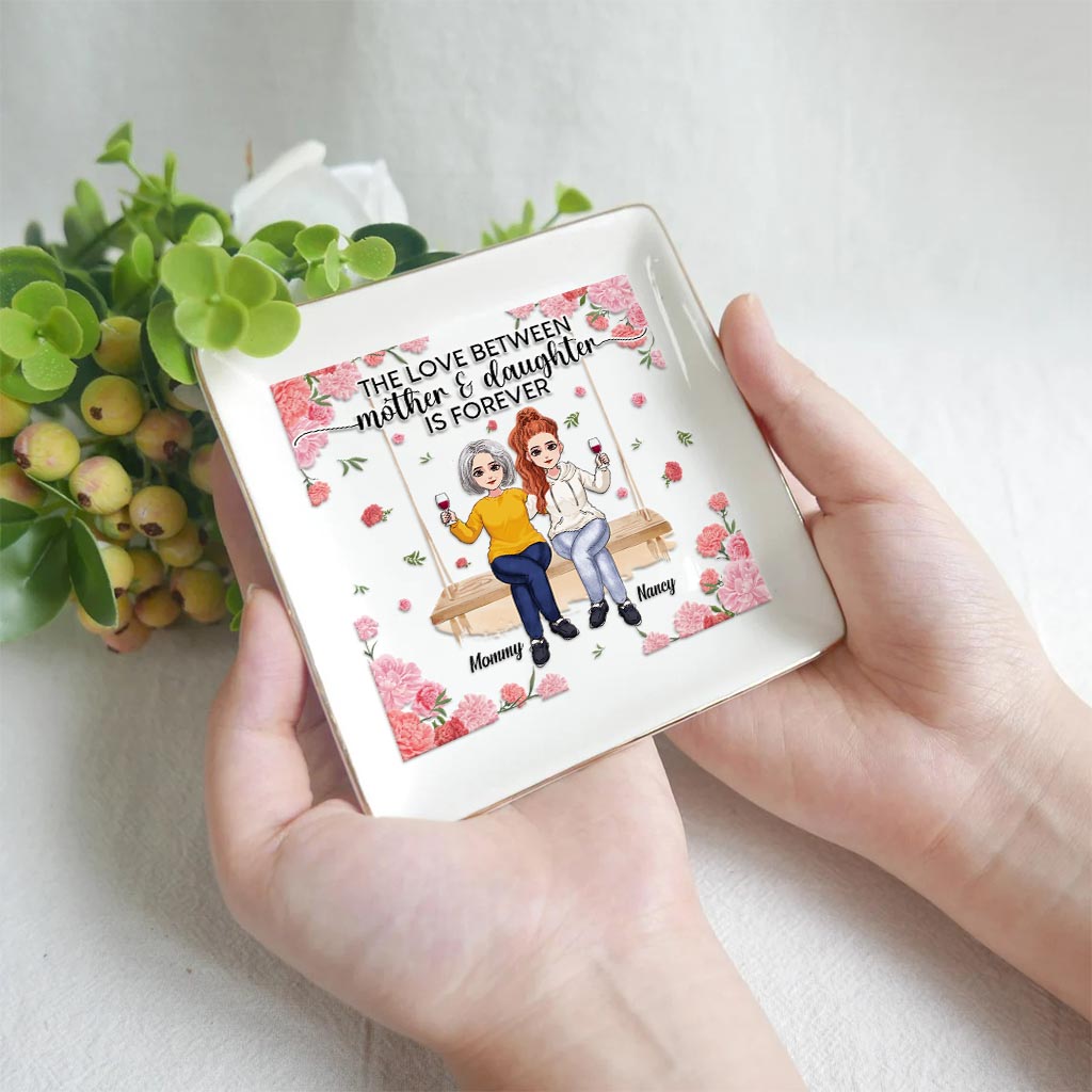 Mère et Fille - Cadeau pour maman, fille, fils - Porte-bijoux personnalisé